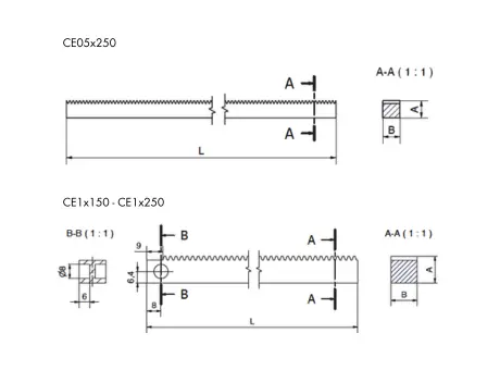 Cremagliere Standard – Nylon Cremagliere Standard – Nylon
