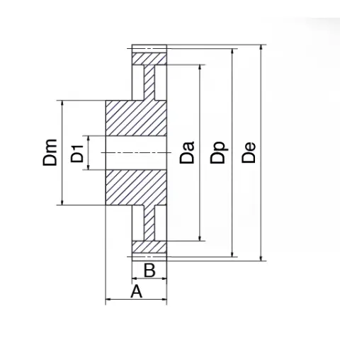 Ingranaggi Cilindrici – Polichetone (PK)(S-Shock) – Modulo 0,5