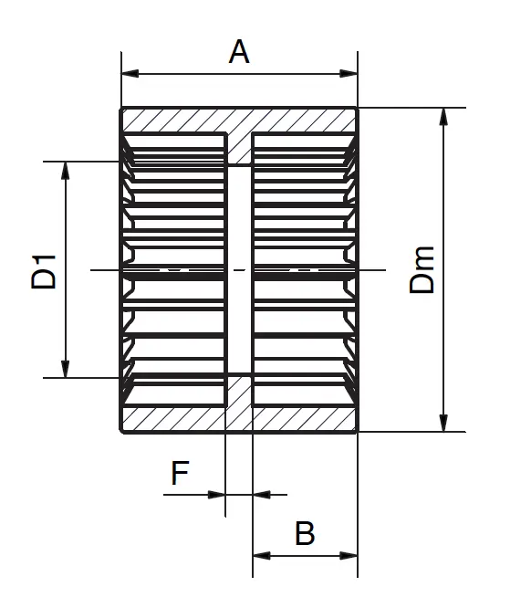Manicotti – Manicotti per Giunti in tecnopolimero – Nylon
