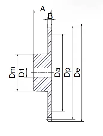 Pignoni – Nylon Semplici – 3/8″
